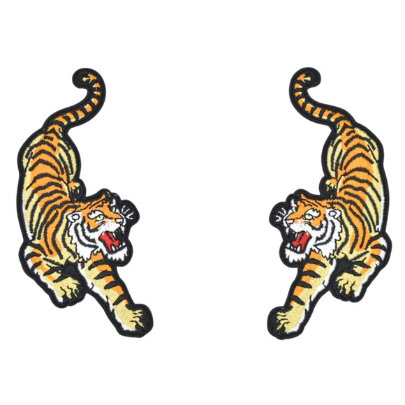Parche de tela Ctctoo Twins Tigers 2 pzas (aplicable con plancha)