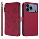 thumbnail image 2 of Funda Cartera Mariposa para [iPhone 18 Pro Max] con Soporte y Cremallera Rojo, 2 of 6