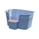 thumbnail image 1 of Bandeja De Arena Para Mascotas Con Parte Superior Abierta Y Lavabo De Arena Para Gatos De Lado Alto, Resistente Caja De Arena Para Gatos, Color Azul, 1 of 5
