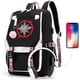 thumbnail image 1 of Mochila Kpop Stray Kids, mochila informal de Stray Kids, regalo, negra, para computadora portátil, 1 of 6