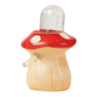 Magideal - Botella De Agua De Hámster, Pequeños Suministros Para Mascotas Para Beber Creativo Con Cerámica De Soporte Para Hurón De Rata Gerbil Pequeños Animales Rojo