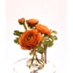 thumbnail image 1 of Arreglo De Flores Naranjas En Florero 18 Cm, 1 of 1