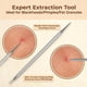 thumbnail image 3 of Herramienta Extractora de Espinillas DERMATED Acero Inoxidable Grado 410 x2, 3 of 7