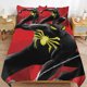 thumbnail image 3 of Cartoon Spiderman Kid Boy Room Decor Size Bedding Set for 3 Piece Bedding with 1 Flat Sheet And 2 Pillowcases Twin, 3 of 5
