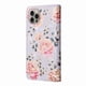 thumbnail image 5 of FOXDOCK Funda Tipo Cartera Floral para iPhone 15 Pro Max ,Funda con Tapa de Cuero PU, Protección Antigolpes con Ranuras para Tarjetas y Soporte, 5 of 5