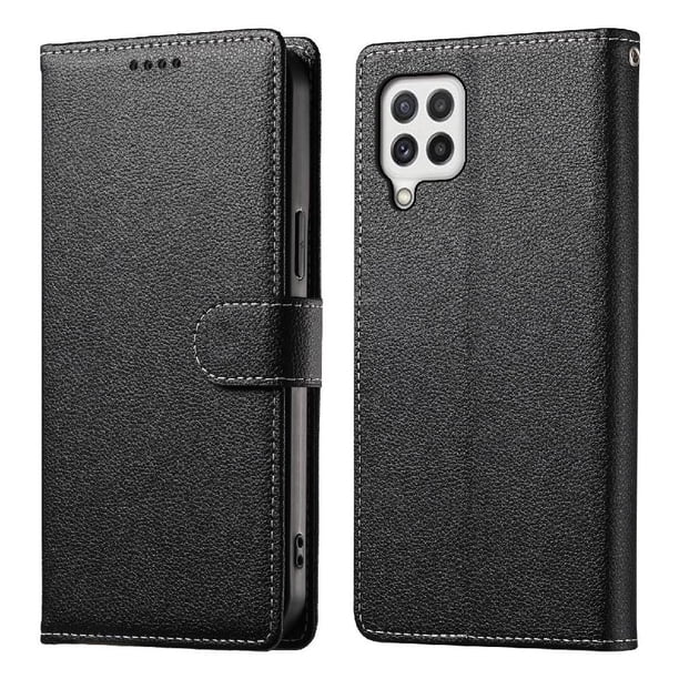 Funda para FOXDOCK Samsung Galaxy A22 4G– Cuero Premium, 3 ranuras para tarjetas, Protección contra impactos