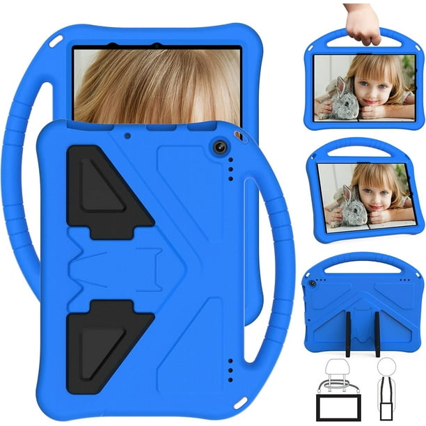 Funda para tablet HD 10 para niños y niñas, 11.ª generación (2021), ligera, de espuma EVA, a prueba de golpes, con asa y soporte para bolígrafo. Funda a prueba de niños para tablet Fire HD 10.