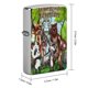 thumbnail image 2 of Amigos animales-theme Copper Metal Lighter Shell, Premium Replacement Refillable Lighter Case with Durable Metal Construction, Compatible with Zippo and Most Standard Lighter Models, 2 of 6