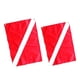 thumbnail image 2 of 2 Piezas Scuba Diver Diver Down Flag Marcador De Se?al De Seguridad Banner Bandera De Barco, 2 of 3