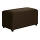 thumbnail image 2 of Banqueta Cali 2C Felpa 30 Chocolate, 2 of 5
