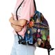 thumbnail image 2 of Descendientes Mochila de Cuerdas para Deportes y Gimnasio, Bolsa de Cuerdas Resistente al Agua, Bolsa Cinch, 30×40cm, 2 of 6