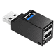thumbnail image 1 of Mini hub splitter USB 3x1 con 2 USB 2.0 y USB 3.0, 1 of 3