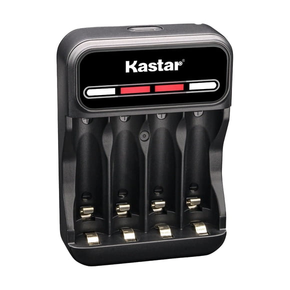 Cargador Kastar CMH4 Smart USB para baterías AAA de Panasonic