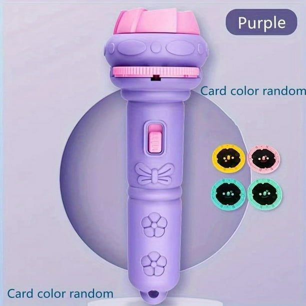 32 Patterns 4 Cards/a Flashlight Children's Flashlight Glow Before Bedtime Toys Early Education Cognition Dinosaur Animal Marine Multi-digital Fruit Multiple Patterns Projection Flashlight Puzzle Toys