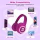 thumbnail image 3 of Auriculares YUSONIC Unicorn Kids Bluetooth plegables Violet, 3 of 9