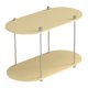 thumbnail image 3 of Estante De Almacenamiento Para Ba?o, Organizador De Maquillaje, Estante Para Carrito De Ducha, Encimera De Cocina, Beige, 3 of 5