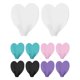 thumbnail image 1 of Uxcell 10 piezas de ganchos decorativos de pared en forma de corazón, gancho de toalla de metal autoadhesivo de alta resistencia para baño, cocina, hogar y oficina colgando llaves, abrigos, multicolor, 1 of 7