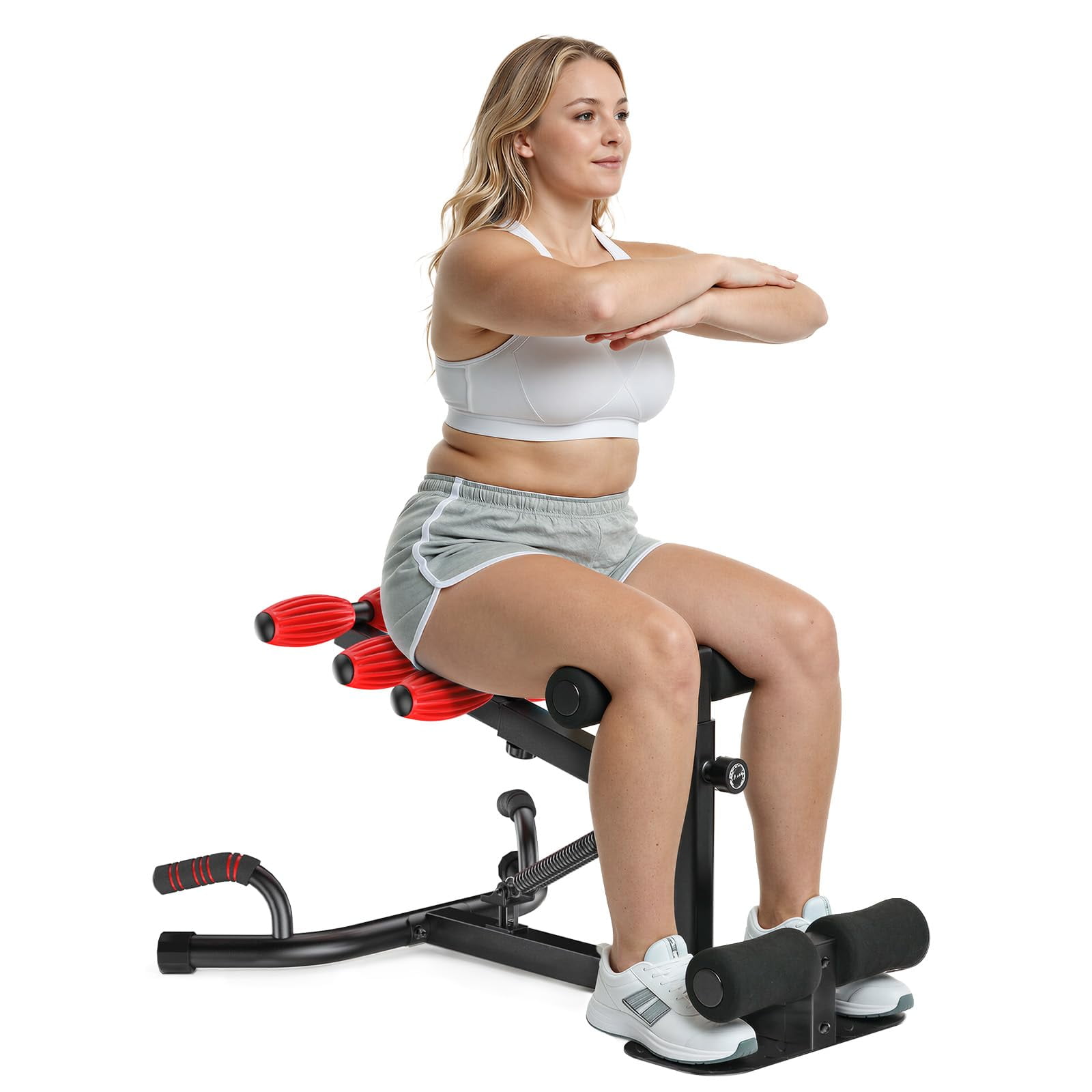 Máquina De Sentadillas Merach Con Asistencia De Doble Resorte, Capacidad De 158 Kg