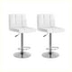 thumbnail image 1 of Pack 2 Silla Piso Bar Taburete con Respaldo Cuadrado, 1 of 3