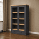 thumbnail image 2 of Vitrina "Horizon" de Madera Natural Vitrina Gran Formato - Gris Grafito - 120x35x180 cm, 2 of 3