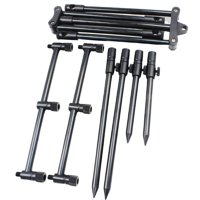 Ioensy - Kit De 3 Cañas De Pescar Retráctiles Con Soporte Para Bolsa De Transporte Para Viajar