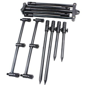 Ioensy - Kit De 3 Cañas De Pescar Retráctiles Con Soporte Para Bolsa De Transporte Para Viajar