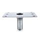 thumbnail image 2 of Base de pedestal para asiento de barco, giratoria, cierre tipo pin, acero inoxidable, 2 of 3