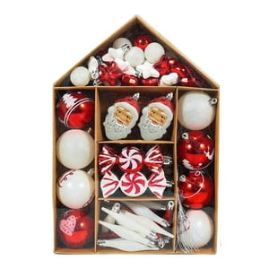 Importclick - Paquete De 70 Esferas Navideñas Decoración Navideña Árbol