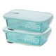 thumbnail image 1 of Pack 2 Contenedores Hermetico Vidrio Rectangular 750mL Allegra, 1 of 3