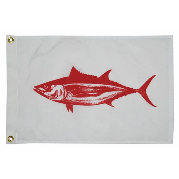 Bandera TaylorMade Fish, albacora, nailon, 30 cm x 45 cm