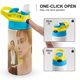 thumbnail image 4 of Orgullo y Prejuicio Botella de Agua con Tapa Pop Top de Un Toque, Acero Inoxidable, a Prueba de Fugas, para Deportes, Botella Infantil azul 12 oz, 4 of 6