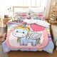 thumbnail image 2 of Cute Cat Kitty Animal Print Quilt Duvet Cover Set Bed Linen3-Piece Bedding Set, 2 of 5