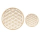thumbnail image 4 of Escultura De Pared Tallada De Geometría Sagrada, Rebanada De Madera, Decoraciones Colgantes De Arte D 30,5 Cm 14 Cm, 4 of 5