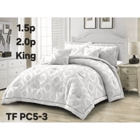 Ttodostore - Cubrecama De Verano King Semi Acolchado Diseño Flores