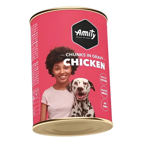 Amity Lata Pollo Perro Adulto 415 Gr (chunks Chicken) L&h