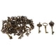 thumbnail image 5 of 46 piezas de bronce antiguo esqueleto encantos clave colgantes joyas hallazgos 23 estilos, 5 of 5