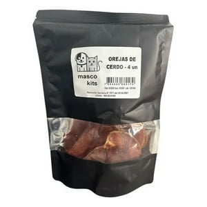 Mascokits - Snack Orejas De Cerdo Para Perro Golosinas 4 Unidades