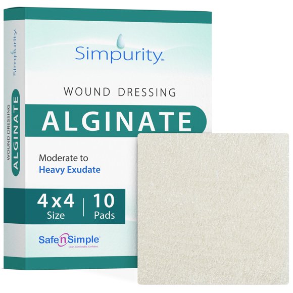 Apósito Simpurity de 10 cm, 10 almohadillas absorbentes