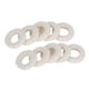 thumbnail image 2 of 10x Arandela de fieltro Cojín Cojín Kits de mantenimiento de accesorios Pieza de repuesto profesional Juego duradero para válvula de trompeta Cornet , Blanco, 2 of 5