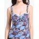 thumbnail image 1 of Polera tankini amarras estampado azul Talla M, 1 of 4