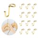 thumbnail image 1 of Ganchos con conectores Koobay Metal para colgar ropa, paquete de 36 unidades, dorados, 1 of 9