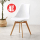 thumbnail image 1 of Pack 4 Sillas Acolchadas Eames Blanca, 1 of 7