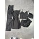 thumbnail image 2 of 4pcs Elegant Floral Print Pajamas Set, Long Sleeve Robe + Cami Dress + Cami Top + Ruffle Hem Shorts, Women's Loungewear & Sleepwear, 2 of 3