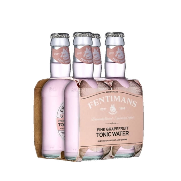 Agua Tonica Pink 4 Pack Botella, 200 ml