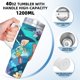 thumbnail image 5 of Steven Universe Vaso aislado de acero inoxidable con asa, diseño temático, regalo para familia, amigos y fans; incluye pajita y encaja en el portavasos estándar, 40 oz, 5 of 6