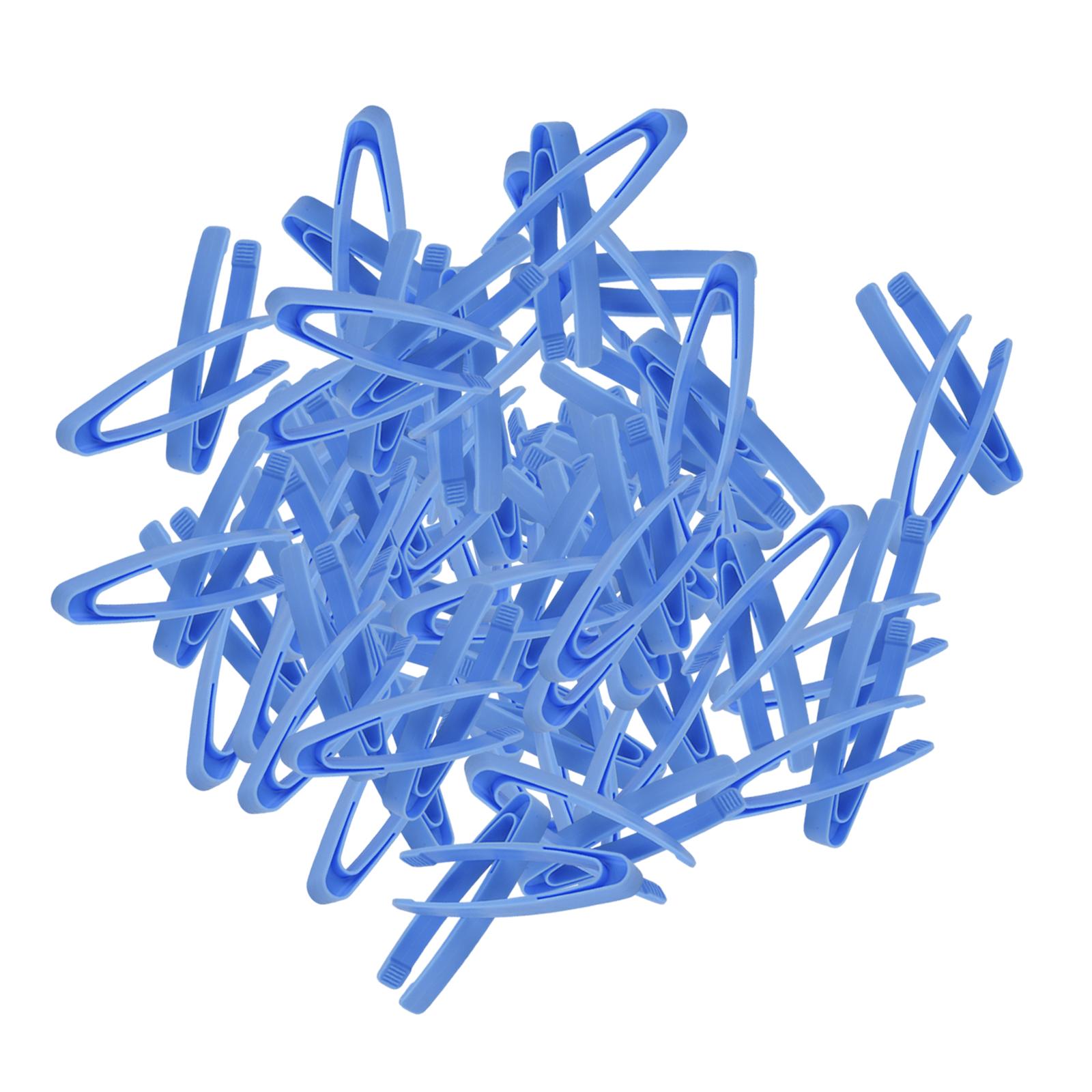 Bothyi - 40X Pinzas De Plástico Para Contar El Aprendizaje Preescolar Para La Creatividad Y Las Habilidades Motoras, Color Azul
