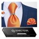 thumbnail image 1 of Corbata Hombre Seda En Caja + Anillo Dorado, Paño Y Colleras naranja Talla Única, 1 of 4