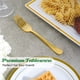 thumbnail image 4 of Tenedores De Plástico Desechables Gold Paquete De 300, 4 of 8