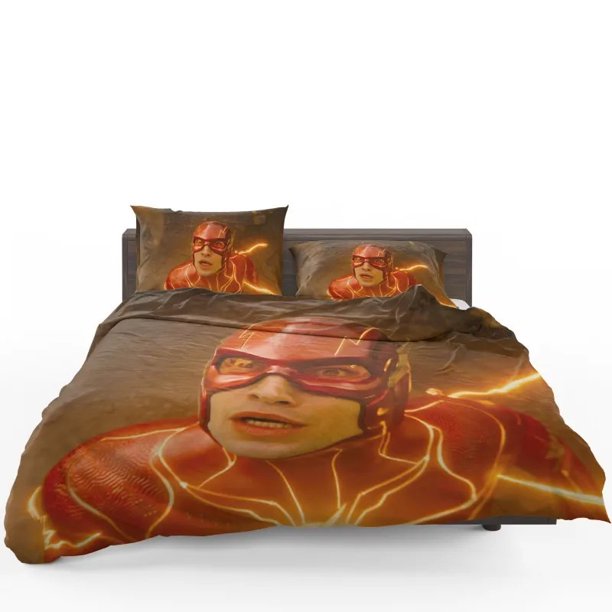 Fast x Dominic Toretto Speed Rivals Quilt Duvet Cover Set Soft Doona Cover3-Piece Bedding Set