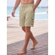 thumbnail image 4 of INSPIRE CHIC Pantalones Cortos de Lino Transpirables para Hombre con Cordón, Botones Decorativos, Largo hasta la Rodilla, Talla L, Beige, 4 of 5